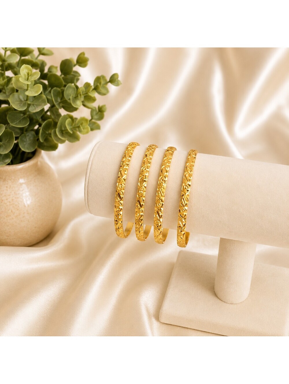 Gold Plated Bangles